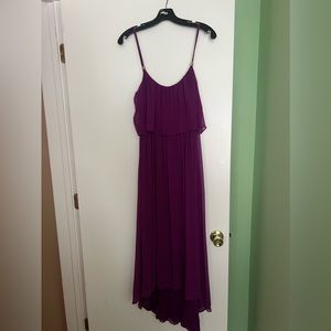 Purple White House Black Market Dress